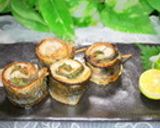 秋刀魚の2色ロール焼き作り方20写真