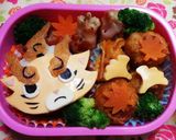 キャラ弁♡妖怪ウォッチ　ししコマ作り方11写真