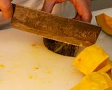 カボチャのポタージュと茸の佃煮作り方1写真