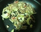 うまっ！白菜と茸のあごだしペペロンチーノ作り方4写真