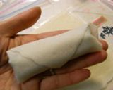 冷凍お弁当カニカマ春巻き作り方5写真
