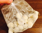 工程3分！袋で作る簡単節約スノーボール作り方5写真