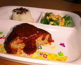 30分以内ハンバーグ♡作り方10写真