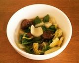 白菜と肉団子の香味ソース炒め作り方5写真