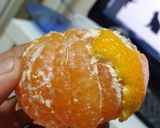 柿ウサギ(ﾉ´∀｀*)フルーツでもアート作り方17写真