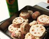 エアフライヤーで焼くレンコンのはさみ焼き作り方4写真