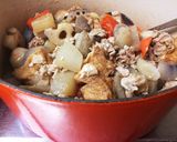 根菜の胡麻味噌煮作り方10写真