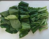 レンジで簡単☆小松菜ときのこの煮浸し。作り方1写真
