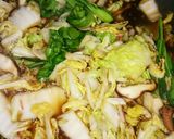 白菜とチンゲン菜の八宝菜風卵あんかけ作り方4写真