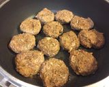 材料ひとつ★プルコギビーフハンバーグ作り方1写真