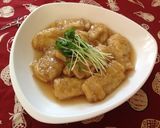 高野豆腐の揚げ巻き煮作り方6写真