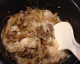 牛肉とごぼうの甘辛煮ご飯作り方4写真