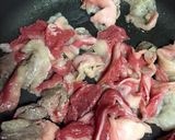 牛こまとインゲンの甘辛炒め作り方3写真