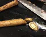 コンニャクと根野菜たっぷりの豚汁作り方1写真