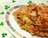 うちの☆ガッツリ☆豚キムチチャーハン♪♪作り方5写真