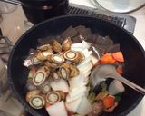 コンニャクと根野菜たっぷりの豚汁作り方5写真