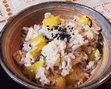 ★簡単！さつまいもの炊き込みご飯★作り方4写真