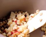 りんご煮込みを入れたアップル焼きギョーザ作り方3写真