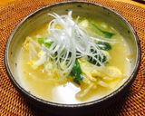 小松菜とモヤシのあっさり和風中華スープ作り方3写真