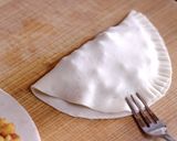 りんご煮込みを入れたアップル焼きギョーザ作り方6写真