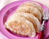 りんご煮込みを入れたアップル焼きギョーザ作り方9写真