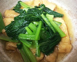 朝食【副菜】小松菜と揚げの煮浸し作り方3写真