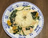 ほうれん草と鮭の明太子クリームリゾット♪作り方7写真
