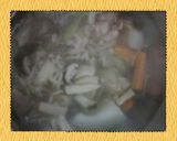 鶏・手羽元と鶏・もつMix&冬瓜の煮物作り方6写真