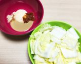 和えるだけで超絶品❁白菜梅ゴマサラダ作り方1写真
