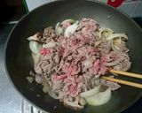 牛肉と玉ねぎの簡単ミートソース炒め♪作り方1写真