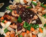 揚げ焼きで、簡単酢豚☆甘酢あん作り方5写真
