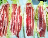 白菜と豚肉とシソのミルフィーユ鍋作り方1写真