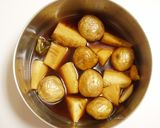 新じゃがと筍の煮物作り方3写真