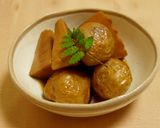 新じゃがと筍の煮物作り方4写真