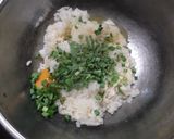 葱入りご飯焼き作り方1写真