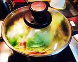 白菜 もやし 鶏肉のお鍋風スープ作り方3写真