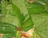 簡単☆小松菜と鶏むね肉のオイスター炒め☆作り方4写真
