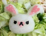 大根おろしアート♪うさぎのモフィ♡作り方4写真