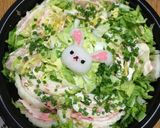 大根おろしアート♪うさぎのモフィ♡作り方5写真