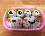 一年生春の遠足 カエル キャラ弁作り方1写真