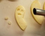 ハロウィンにりんごのおばけ　リンゴースト作り方3写真