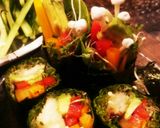 たっぷり野菜でローフード海苔巻き作り方6写真