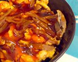 超簡単 きんぴらごぼうで天津飯作り方4写真