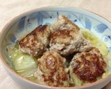 簡単ガッツリ★うま〜い肉団子の鍋作り方7写真