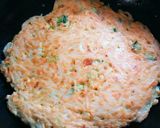 そうめん+サラダリメイク☆素麺お好み焼き作り方2写真