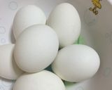 可愛い花形ゆでたまごのお弁当作り方1写真