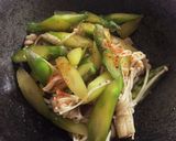 アスパラえのき炒め44kcal【油不要】作り方5写真
