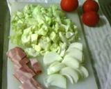 春キャベツとベーコンの生トマト煮作り方1写真