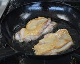 ゆで鶏と四方竹のみそチーズがけ作り方2写真