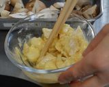 ゆで鶏と四方竹のみそチーズがけ作り方9写真